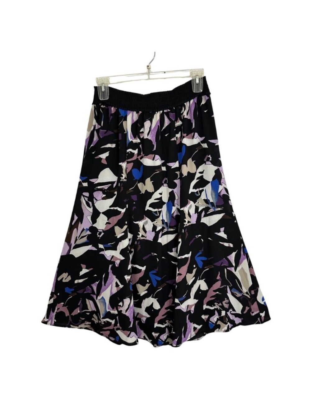 Dana Buchman Petite Artsy Multicolor Maxi Skirt PL Fully Lined Boho Whimsy - Picture 2 of 9